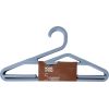 Hangers 5 pcs, plastic, dark gray