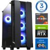 INTOP AQUA Ryzen 7 7700X 32GB DDR5 500SSD M.2 NVME+2TB RTX4060Ti 8GB no-OS