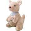 Leantoys Pluszowa Maskotka Przytulanka Kangur Z Młodym 23cm LEAN Toys