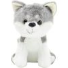 Leantoys Pluszowa Maskotka Przytulanka Wilk Biało Szary 20cm