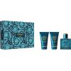 Versace Zestaw Eros EDT 50ml + żel pod prysznic 50ml + balsam po goleniu 50ml