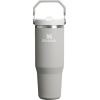 Stanley Termokrūze ar salmiņu The IceFlow Flip Straw 2.0 Tumbler 0,89L gaiši pelēka