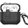 Duxducis Dux Ducis PECP PC+TPU Aizsardzības korpuss - maciņš ar āķi Apple AirPods 4 Melns