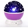 Elight L1 2in1 Rotējošs Zvaigžņu debesu projektors un Nakts lampa ar 4x AAA / USB vadu Violets