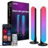 Elight Smart RGB LED Gaismas Joslas 2-Pack Mūzikas Saskaņošana Tālvadības Kontrole 16 Krāsu Vides Apgaismojums TV/PC