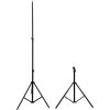 Ilike Elight 16M Premium Stabilais metāla statīvs 1.6m maksimālais 1/4 skrūves Led gredzens / Kamera fiksēšana Melns