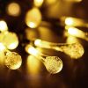 Elight Dārza Dekors Saules IP65 LED dārgakmeņu gaismas (8cm) stila spuldžu virtene 10m 50 gab.