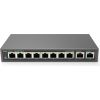 Ruijie RG-ES110D-P 8-port 10/100Mbps 6kV 5.6Gbps 8 PoE+ Slēdzis Melns