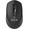 Aula AM205 2.4G Bezvadu Komplakta Datora Pele 4 pogas 800-1600dpi Melna