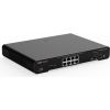 Ruijie RG-NBS3100-8GT2SFP-P 10-portu Gigabit Layer 2 Cloud 6kV 20Gbps PoE slēdzis melnā krāsā
