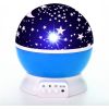 Elight L1 2in1 Rotējošs Zvaigžņu debesu projektors un Nakts lampa ar 4x AAA / USB vadu Zils