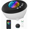 Elight J1 Aurora zvaigžņu projektors ar skaņām & Bluetooth skaļruni Smart Wi-Fi Aplikācijas / pukts vadību Balta