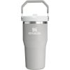 Stanley Termokrūze ar salmiņu The IceFlow Flip Straw 2.0 Tumbler 0,6L gaiši pelēka
