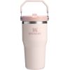 Stanley Termokrūze ar salmiņu The IceFlow Flip Straw 2.0 Tumbler 0,6L gaiši rozā