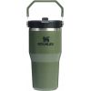 Stanley Termokrūze ar salmiņu The IceFlow Flip Straw 2.0 Tumbler 0,6L tumši zaļa