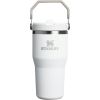 Stanley Termokrūze ar salmiņu The IceFlow Flip Straw 2.0 Tumbler 0,6L balta