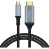 Kabelis SAVIO USB-C – HDMI 2.0B 3m