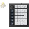 Keychron Q0 Max, numeric keypad black/white, Gateron Jupiter Banana, hot-swap, aluminum frame, RGB