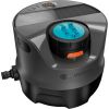 Gardena AquaPrecise above-ground irrigation system (grey/turquoise, with mounting plate and hose connection)