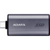 ADATA External SSD SC750 1 TB, External SSD (titanium, USB-C 3.2 Gen 2 (10 Gbit/s))