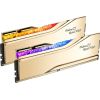 G.Skill DDR5 - 32GB - 8000 - CL - 38 (2x 16 GB) dual kit, RAM (gold, F5-8000J3848H16GX2-TR5NG, Trident Z5 Royal Neo, AMD EXPO)