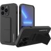 Wozinsky Apple  iPhone 13 Kickstand Case silicone case with stand Black