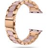 Tech-Protect moderna aproce Apple Watch 4 | 5 | 6 | 7 | 8 | 9 | 10 SE | Ultra 1 | 2 (42|44|45|49 mm) - rozā zelts