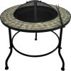 Uguns vieta MOSAIC 90x90xH50cm