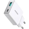 Joyroom mains charger JR-TCF14 (A+C) Super Slim 20W (white)