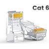 RJ45 CAT6 UTP apzeltītie spraudņi 10gab./iepak.