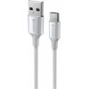 Swissten Textile II USB - USB-C Datu un Uzlādes Vads 1.5m