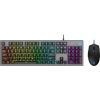 HP KM300F Игровая Клавиатура + Мышь USB / ENG / 6400DPI / RGB