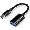 Fusion Adapter USB-A to Type-C  3.0 OTG Savienojums Melns (OEM)