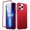 Joyroom   Joyroom 360 Full Case front and back cover for iPhone 13 Pro Max + tempered glass screen protector red (JR-BP928 red)