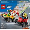 LEGO City Zestaw wyścigówek: pizza kontra wóz strażacki 4 szt. (60458)