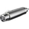 Goobay Adapter XLR - RCA (Cinch) srebrny (JAB-857177)