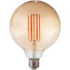 Visional G125 LED Filament Spuldze E27 12W 3000K 1320lm Dimmerama Dzintara Stikls 220–240V RA>80