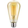 Visional ST64 LED Filament Spuldze E27 8W 3000K 960lm Dzintara Stikls 220–240V RA>80