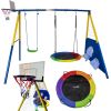 Lean Playground Multifunctional 4in1 Swings Play Basket Target Mat