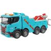 BRUDER Scania Super 560R recovery and towing truck with light and sound module