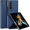 Dux Ducis Samsung  Galaxy Z Fold4 Bril case with a flip wallet stand Dark Blue