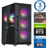 INTOP AQUA Ryzen 5 7600X 16GB DDR5 1TB SSD M.2 NVME RTX3060 12GB WIN11Pro