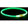 Trixie Flash light ring USB, S–M: 40 cm/ø 8 mm, grøn