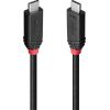 CABLE USB4 240W TYPE C 0.5M/BLACK LINE 37000 LINDY