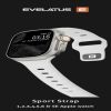 Evelatus   Watch 38/40/41 Sport Silicone Loop White