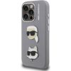Karl Lagerfeld Grained PU K&CH Heads Case Чехол для Apple iPhone 15 Pro Max
