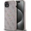 Guess 4G Collection Leather Metal Logo MagSafe Чехол для Apple iPhone 13 / 14 / 15