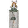 Decoration FUN ELLI H40cm, jõulutüdruk, green