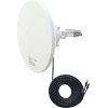 Hismart 5G / LTE / CBRS 2x2 MIMO Dish Antenna, 1.7-4.2GHz, 2x 12dBi, IP67