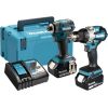 Instrumentu komplekts Makita DLX2527TJ (DDF489 + DTD173); 18 V; 2x5,0 Ah akum.